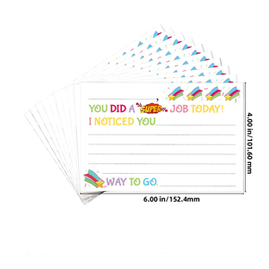 Custom <strong>Teacher</strong> Notes to Parents Happy Mail Postcards Classroom Good Behavior Incentive Motivational Cards to Send Home - Product Image 1