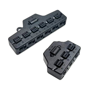 1 entrada 3 salidas LED Unidad especial Trasera DC Power Conector de cable divisor paralelo 1 Entrada 6 Salida Conector divisor enchufable - Product Image 6