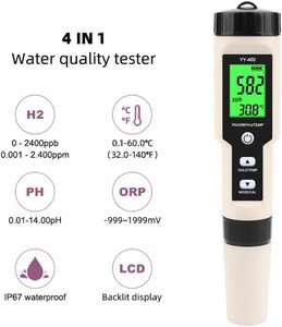 High Quality <strong>4</strong> <strong>in</strong> <strong>1</strong> Ph/orp/h2/temp Meter Digital Hydrogen Tester With Atc for Water Tester - Product Image 2