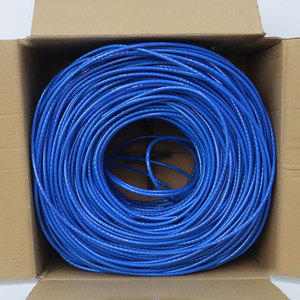 Üreticileri fabrika toptan rj45 konnektör utp Cat6 kablo 305m cat5 um cat5 ağ kablosu test çeşitli Lan Ethernet kabloları - Product Image 5