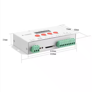 DC5 ~ 24 В K1000C SD-карта RGB, RGBW, RGBCTT программируемый светодиодный контроллер для SPI и DMX - Product Image 2