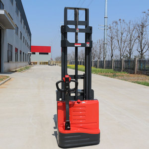 Hot Sell Mini Load 1500kg Lifting Height 3000mm Electric Pallet <strong>Stacker</strong> Forklift Portable Electric Walking <strong>Stacker</strong>