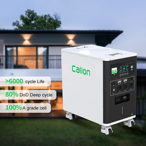 6.6kwh家用太阳能储能系统，带MPPT太阳能逆变器纯正弦波RS485/RS232/CAN端口锂电池 - Product Image 5