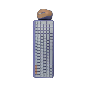 Colorido ergonómico Mini teclado inalámbrico ratón Combo Set Dual-Mode 2,4G BT Diseño popular para escritorio Laptop Office - Product Image 4