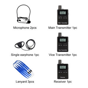 Sistema de intercomunicación inalámbrico de radio de comunicación bidireccional digital dúplex completo portátil para viajes turísticos