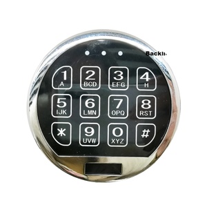 Teclado ligero Seguro Cerradura electrónica impulsada por motor Cerradura segura Nuevo diseño Código Combinación Cerradura de seguridad para gabinete y pistola de oficina - Product Image 2
