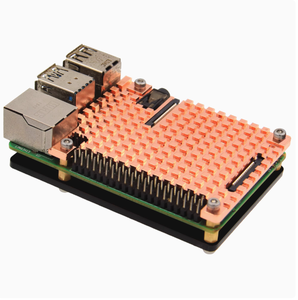 Ahududu Pi 4 için Ultra ince All-in-One bakır radyatör 30x30mm Fan H402 kurulum elektronik modülleri ve kitleri destekler - Product Image 5