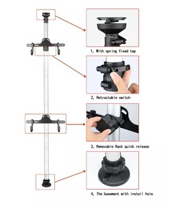 Xe đạp đứng xe đạp lưu trữ Giá xe đạp hiển thị giữ hai xe đạp - Product Image 3