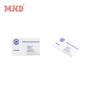 厂家价格定制印刷透明透明卡片PVC名片 - Product Image 5