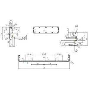 Chia kim loại hộp nối điện tùy chỉnh 6063 Hợp kim nhôm đùn xe di động TV nhận hộp điện tử bao vây - Product Image 5