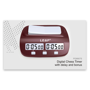 LEAP Basic factory Chess Clock I-go,XiangQi, Timer di scacchi disponibile con funzione di memoria ritardo e bonus - Product Image 5