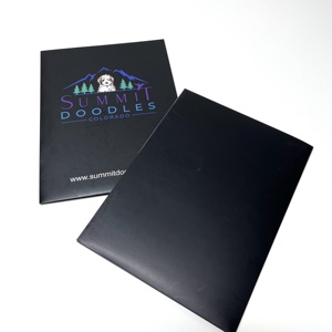 Tùy chỉnh tài liệu Flap trình bày A4 kích thước tông giấy mở rộng trang trí thư mục tập tin với công ty - Product Image 3