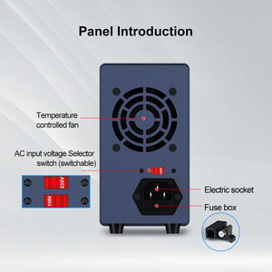 Fuente de alimentación CC wanptek GA305L, azul, voltaje CC directo de fábrica, salida de potencia completa ajustable, fuente de alimentación de voltaje constante - Product Image 3