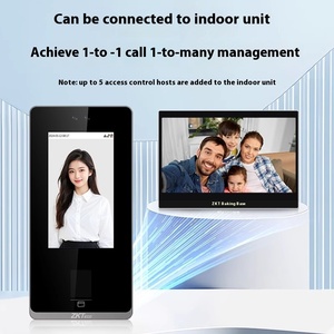 IP65 Waterproof and Dustproof Facial Recognition Proximity Card Time Attendance Access Control <strong>System</strong> WIth QR Code Scanner