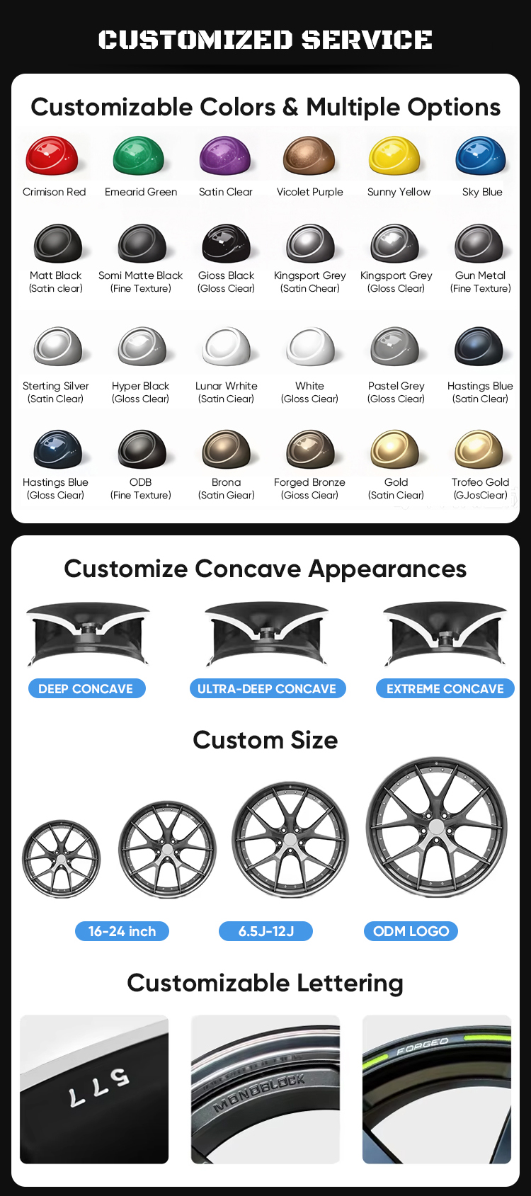 Customize