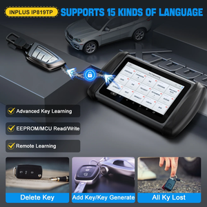 InPlus IP819TP para herramientas de diagnóstico de coches, escáner de programación TPMS y programador clave de codificación ECU con más de 31 servicios CANFD