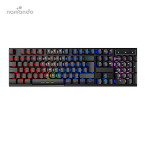 Gaming <strong>Keyboard</strong> and <strong>Mouse</strong> Combo RGB LED Backlit Metal USB Wired <strong>Keyboard</strong> with 104 Key for <strong>Computer</strong> PC/Laptop - Product Image 1