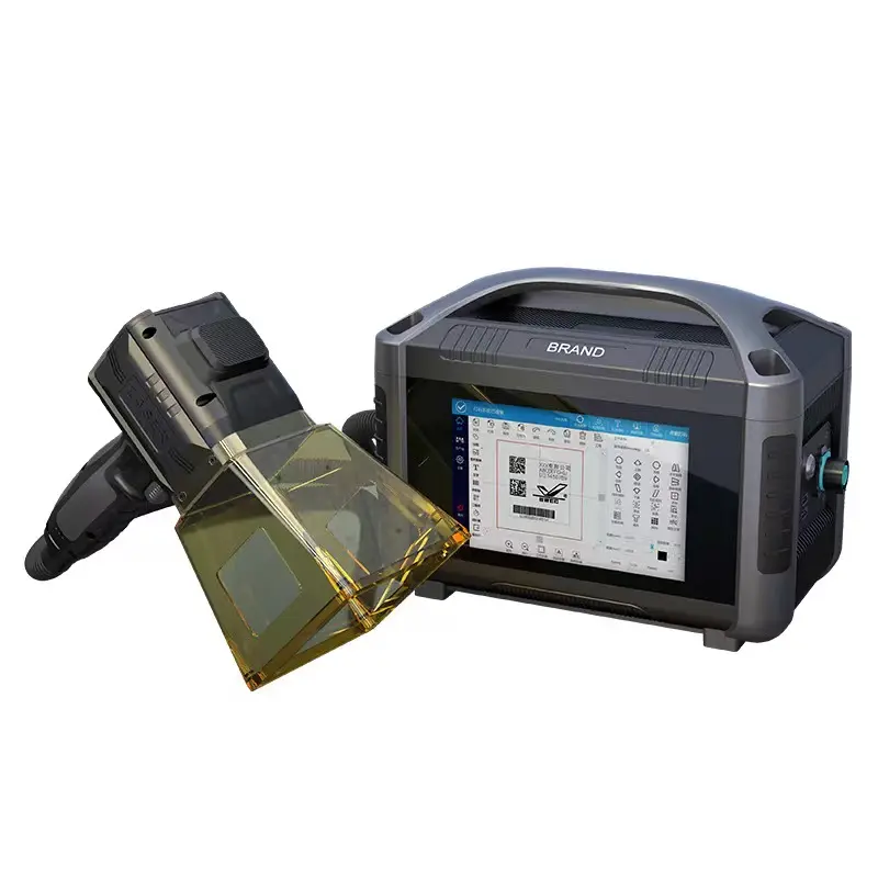 Gravador a laser portátil, 10w 20w 30w 50w nano máquina de marcação colar de projeção laser co2 galvo portátil