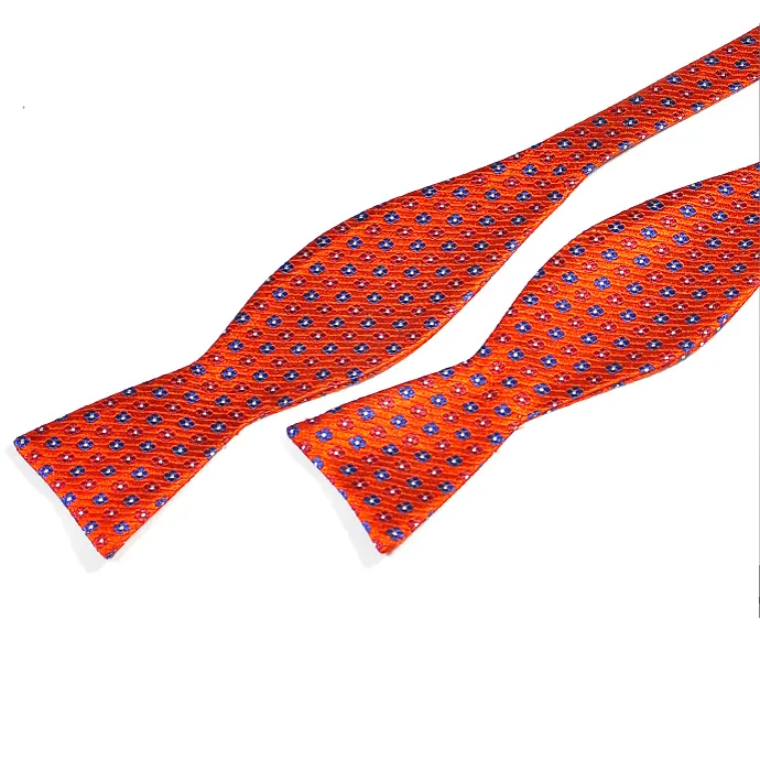 Great Price on New Design Floral Silk Self-Tie Bow Tie with Woven Pattern