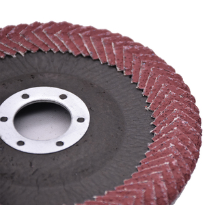 4.5 inch 80 Grit nhôm oxide Flap đĩa 115mm cong cạnh Flap đĩa Độ cứng Trung bình OEM và OBM tùy chỉnh hỗ trợ - Product Image 4