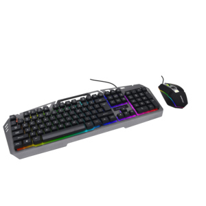 Combo de teclado y ratón para juegos con logotipo personalizado, ordenador portátil de escritorio, juego de teclado y ratón LED con cable - Product Image 4