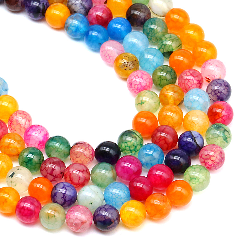 Agate de veines de dragon arc-en-ciel