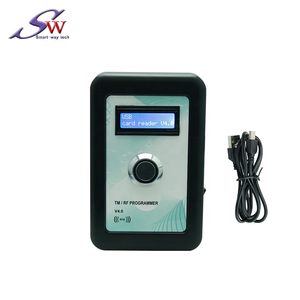 TMR-V4.0 125KHZ TM1990 RW1990 RFID RFID RFID kart Ibutton kart okuyucu yazar plastik LCD ekran - Product Image 1