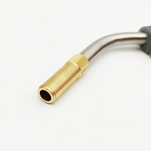 Taşınabilir pirinç kaynak yakıcılar çift anahtarı propan meşale tetik başlangıç hortum kendini ateşleme Mapp gaz darbe Torch - Product Image 4
