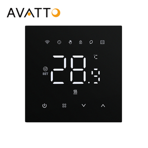 Tuya WiFi Digital Screen Display <strong>Electric</strong> Floor Heating <strong>Programmable</strong> Thermostat with Google Home Alexa Matter Thermostat - Product Image 1