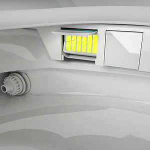 Banyo sıhhi seramik beyaz bide tuvalet koltuk isıtma otomatik duvar Hung tuvalet çok fonksiyonlu akıllı seramik tuvalet - Product Image 5