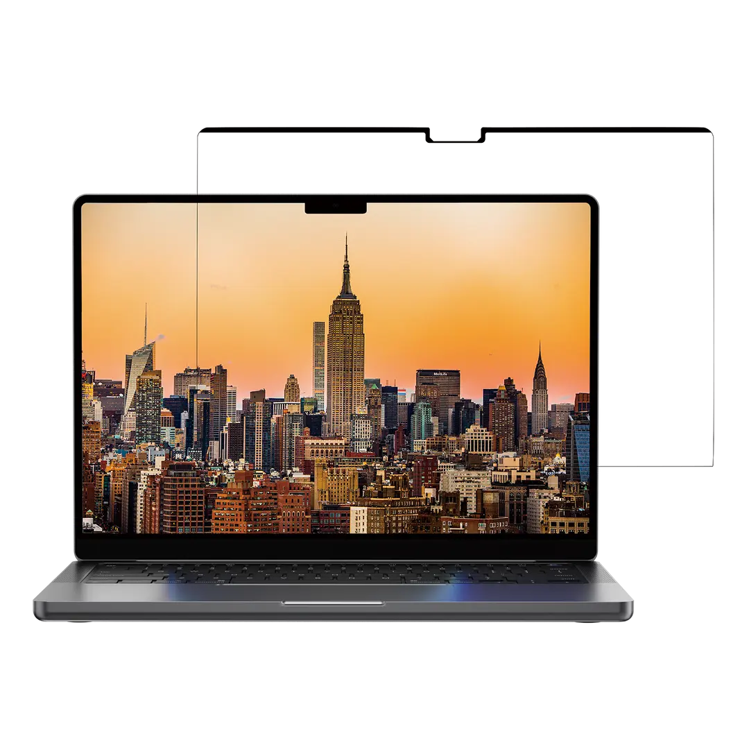 Film pelindung layar privasi Laptop 13 14 16 inci, magnetik hewan peliharaan dapat dicuci dan dilepas anti-biru untuk Macbook Pro Air