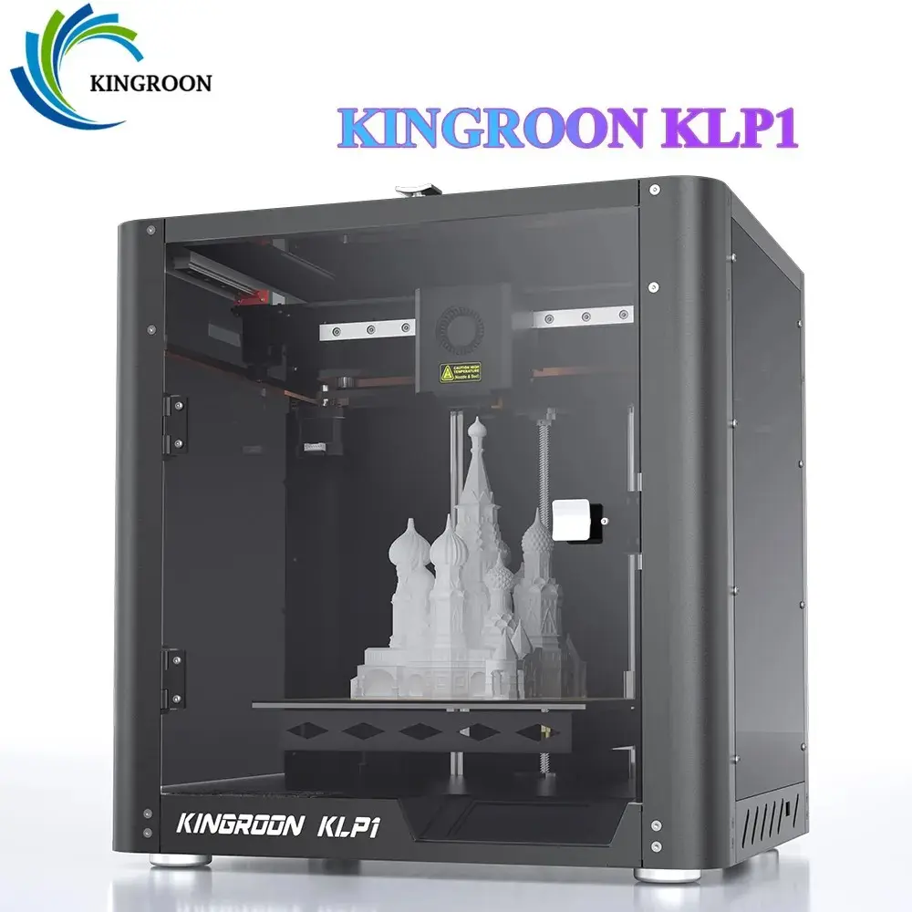 Oficial Kingroon KLP1 Preço mais barato Rápido Grande Metal Industrial FDM Impressora 3D Core-xy Fechado Impressora 3D Impresora