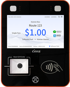Автобус валидатор с Qr-кодом сканирования Nfc автобус распознавания лиц - Product Image 1
