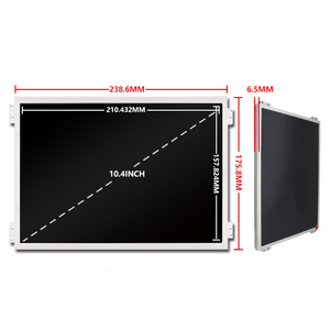 Monitor LCD TFT de 10,4 pulgadas confiable con módulo de pantalla de cristal líquido de transistor de película delgada de resolución 1024*768