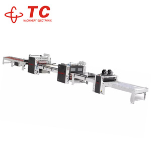 Máquina de carga y descarga automática de alta velocidad TC para línea de laminación de paneles PUR Línea de producción automática de paneles de puertas invisibles - Product Image 3