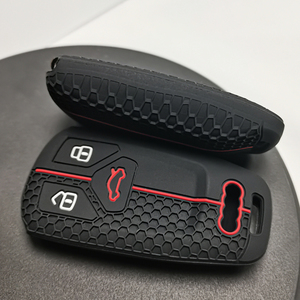 CRH Silicone Car Remote <strong>Key</strong> case Shell, Suitable for <strong>Audi</strong> A4 B9 A5 A6 8S 8W Q5 Q7 4M <strong>S5</strong> S7 TT Protector Remote <strong>Key</strong> - Product Image 2