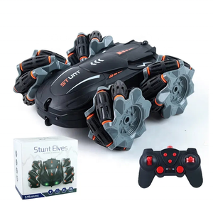 Sıcak satış Stunt RC araba yeni oyuncak 2.4GHz kablosuz uzaktan kumanda dublör araba 360 LED aydınlatma ve ses ile dublör iplik oyuncak araba - Product Image 4