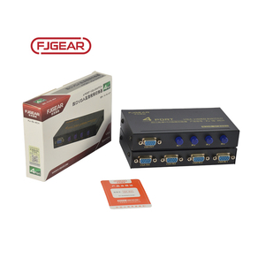 Fjgear-Conmutador de monitor de 4 puertos VGA, 4 entradas, 1 salida, 4 puertos - Product Image 1