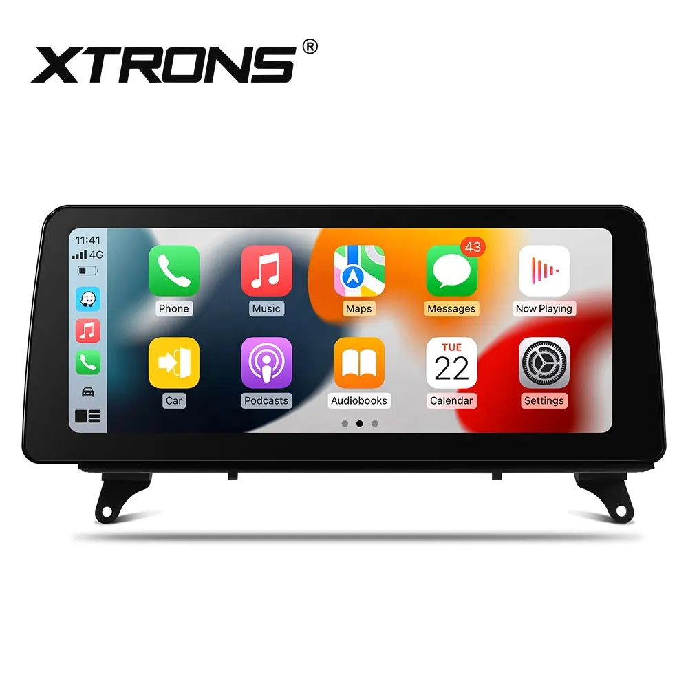 XTRONS 12.3 "Android 12 8 + 128GB autoradio CarPlay Android Auto 4G LTE écran de voiture pour BMW X5 E70 X6 E71 voiture GPS Navigation