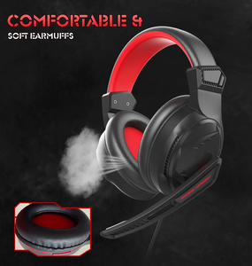 3.5mm bilgisayar kulaklık kablolu oyun PS4 Xbox PC için mikrofonlu kulaklık ses kontrolü kulaklık Surround ses gürültü iptal - Product Image 5