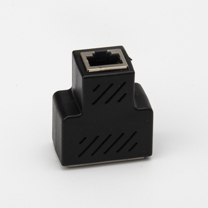 Adaptador de conector divisor, acoplador de red de 1 a 2, rj45, 8p3t, extensor de cable ethernet - Product Image 2