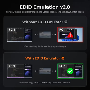 TESmart 16端口KVM交换机升级HDMI 4K 60hz机架式支持EDID热键RS232局域网端口红外远程IP控制USB 3.0 KVM - Product Image 3