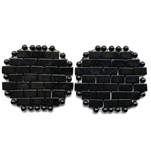 Yeşil yeşim taş göz maskeleri soğutma göz yamaları, 1 takım 2 parça içerir - Product Image 6