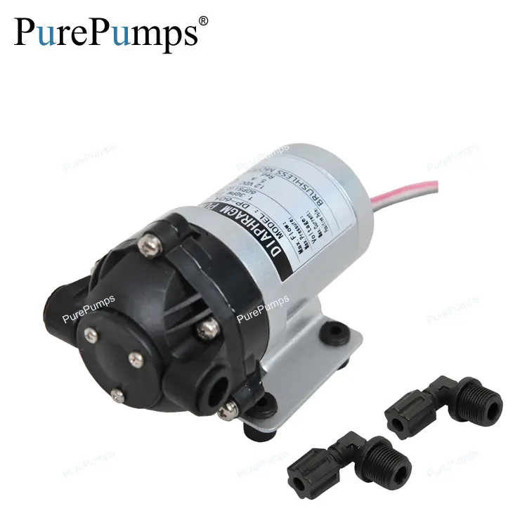 Dp60a micro 1.3 gpm, motor sem escova, 12v, diafragma ro, purificador de água, bomba impulsionadora de água