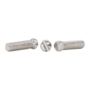 Slotted Small Round Head <strong>Screws</strong> M2 M2.5 M3 Small Head Small Cap Round Head Slotted Machine Thread Hardened Nickel Plated <strong>Screws</strong>
