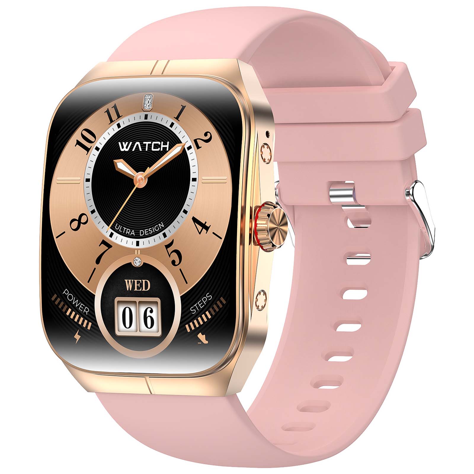 Cinturino in gel di silice rosa