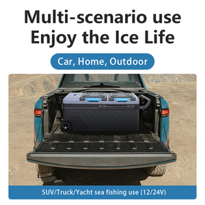 80L New Mini Tủ Lạnh Xe DC 12V Tủ Lạnh Máy Nén Cắm Trại Mát Tủ Lạnh Xe Tủ Lạnh Mini Tủ Đông Cho Xe Hơi - Product Image 5