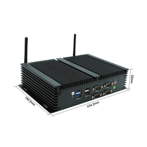 Neuester lüfter loser industrieller Mini-PC Core i5/ i7 4278U 4578U 6 * RS232 COM Dual LAN Eingebetteter Computer Win10/Linux Industrial Mini PC - Product Image 4