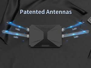 הסיטונאי Wi-Fi 6 x3000 רשת נתב 160mhz רוחב פס כפול gigabit