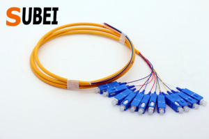 Nueva llegada 0,6mm LSZH Cable de conexión de fibra óptica Precio competitivo con SC UPC para redes 4G 3G TCP